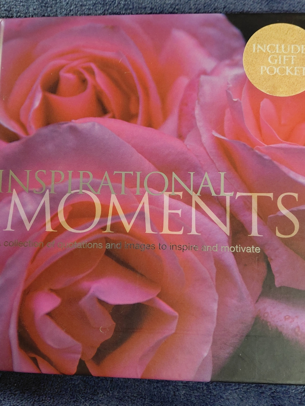 Inspirational Moments Floral Keepsake Book - Pink